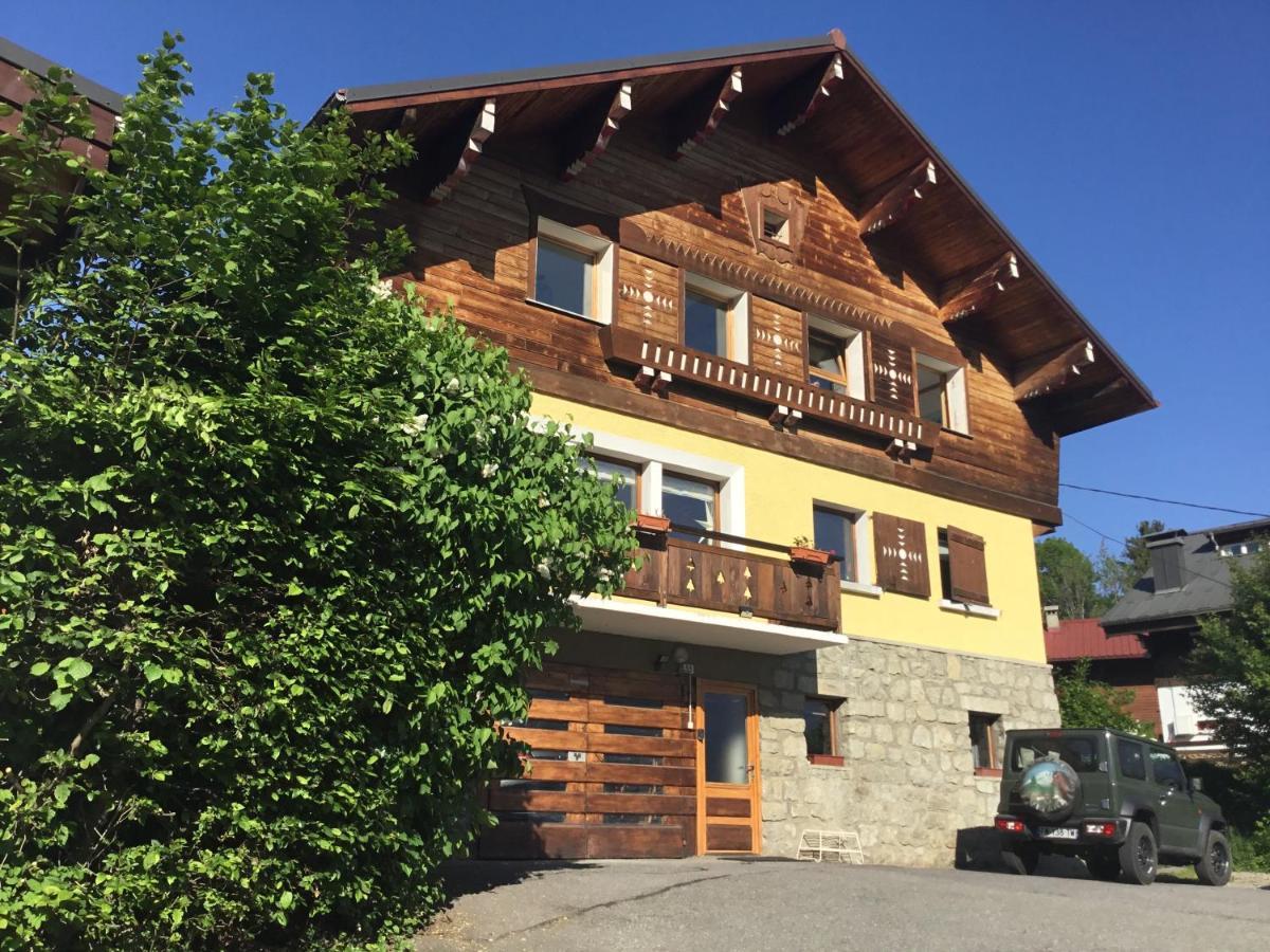 Chambre Independante Avec Salle De Bain Independante Au Rdc D Un Chalet A 25 Kms Chamonix 생제르베레뱅 외부 사진