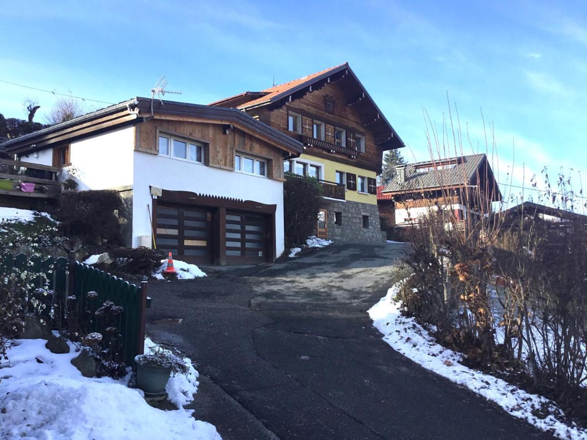 Chambre Independante Avec Salle De Bain Independante Au Rdc D Un Chalet A 25 Kms Chamonix 생제르베레뱅 외부 사진